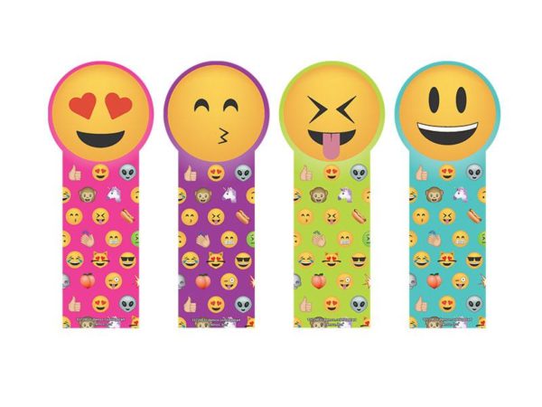 Die-Cut Emoji Faces Bookmarks