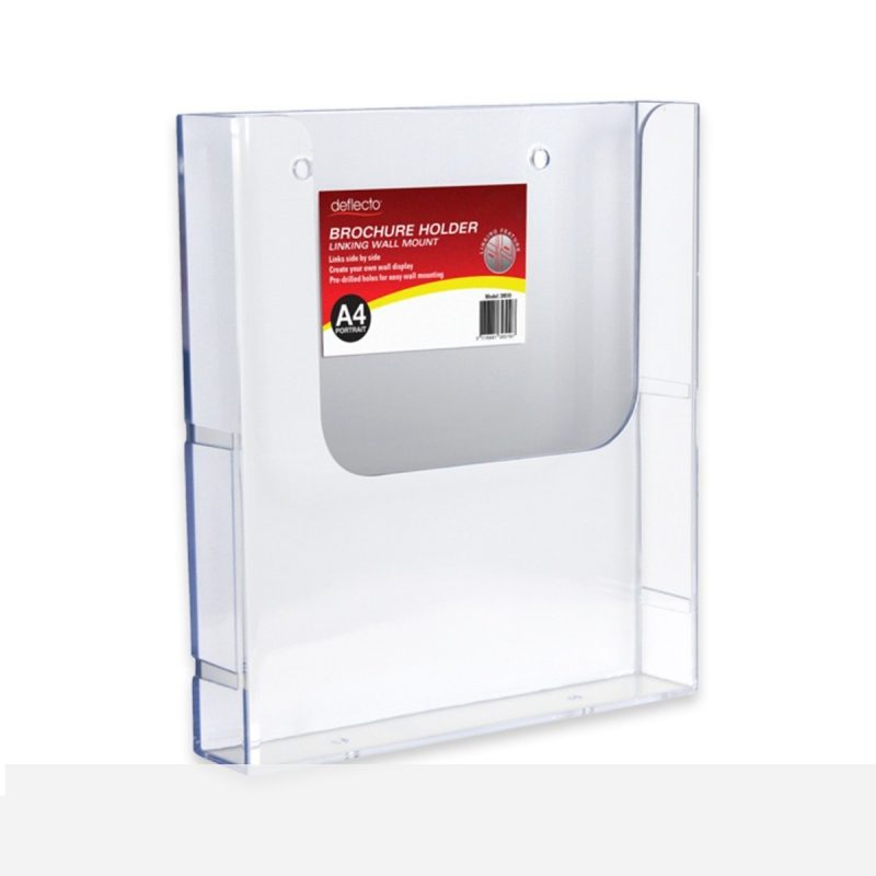 Single Pocket Wall Mounting Brochure Holders - Portrait - Image 6