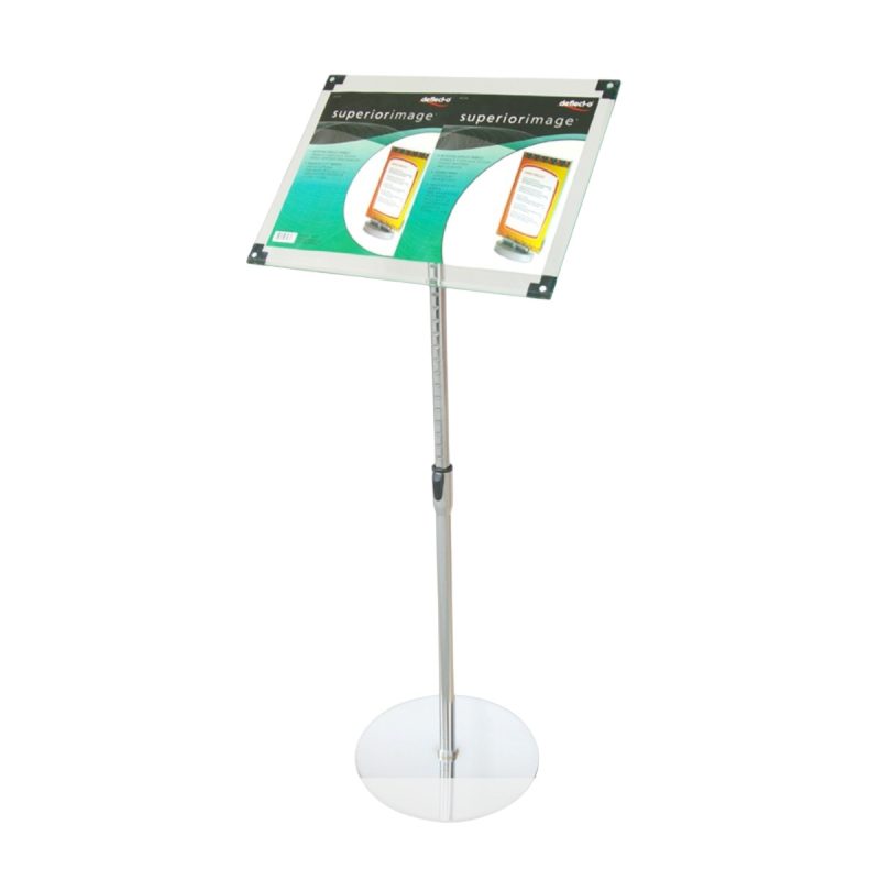 Acrylic Sign Holder Floor Stand - Image 2