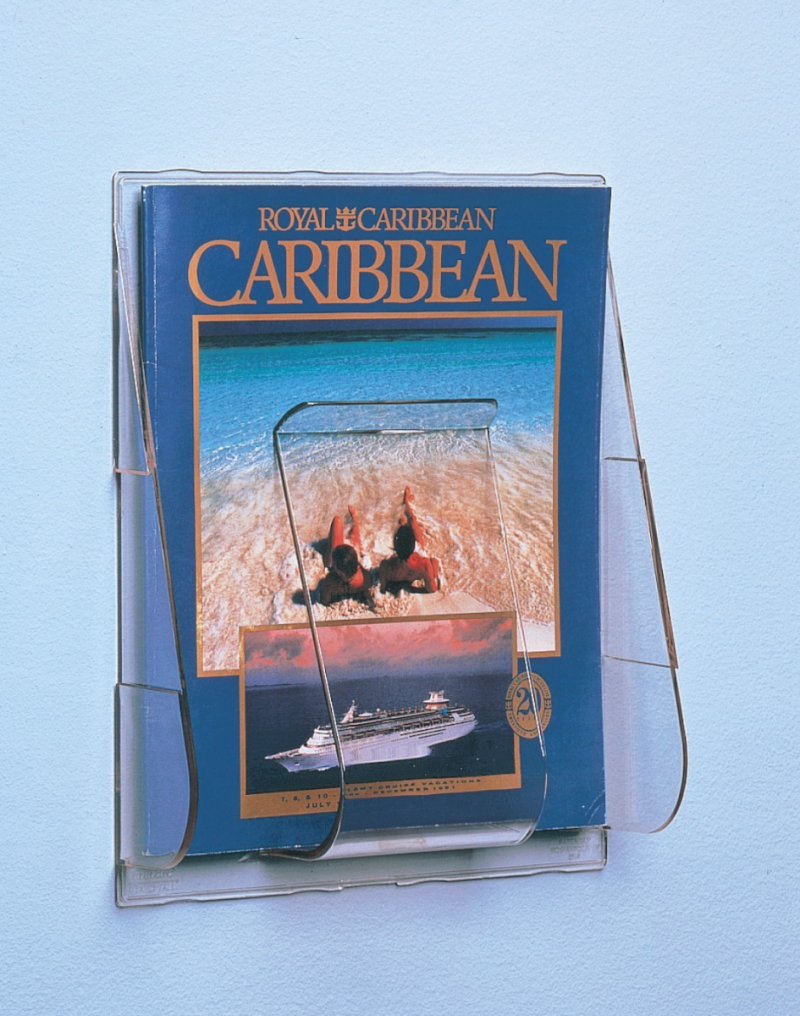 Single Pocket Wall Mounting Brochure Holders - Portrait - Image 3