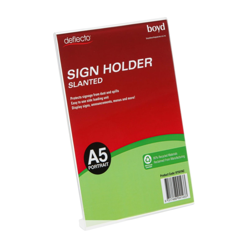 Slanted Sign Holders - Portrait - Image 4