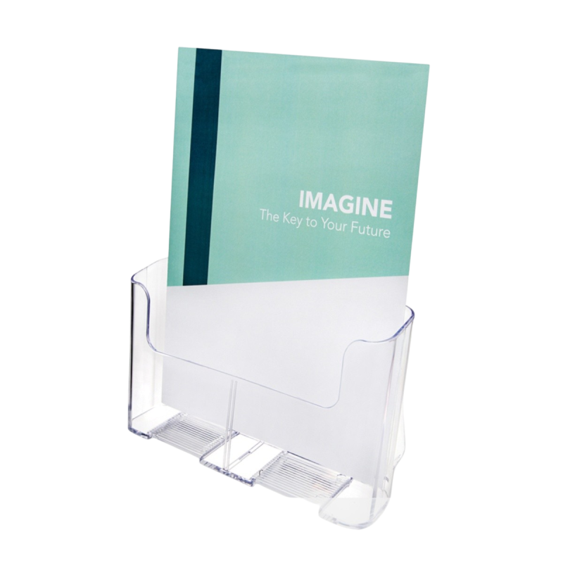 Single Pocket Free Standing Brochure Holder - Portrait - Image 3