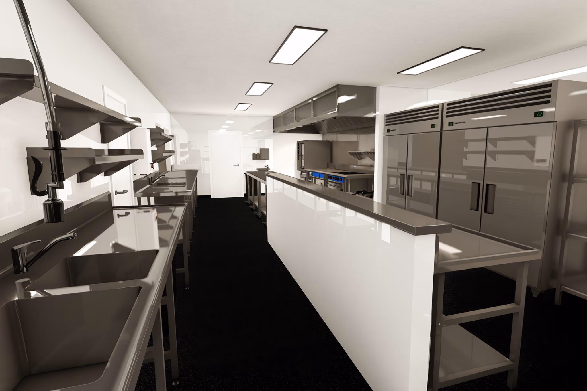 commercial kitchen design for hospitality spaces