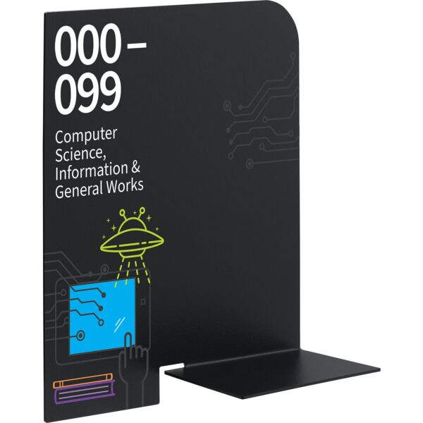 Bookshelf Dividers Dewey With Graphics Set