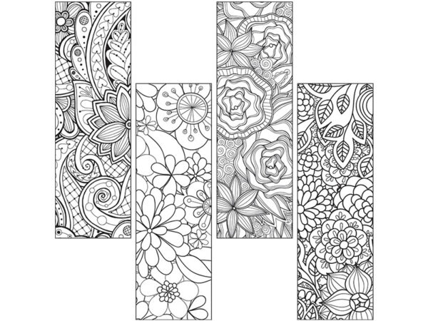 Colour Craze Floral Bookmarks