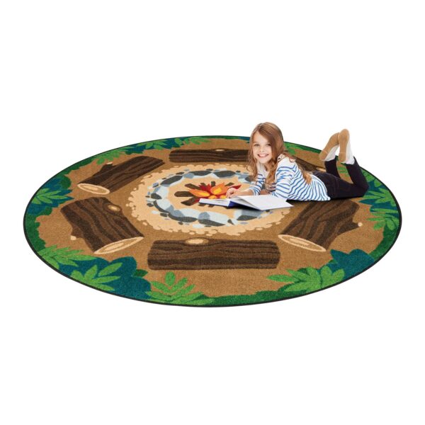 Joy Carpets Campfire Fun Circle Rugs