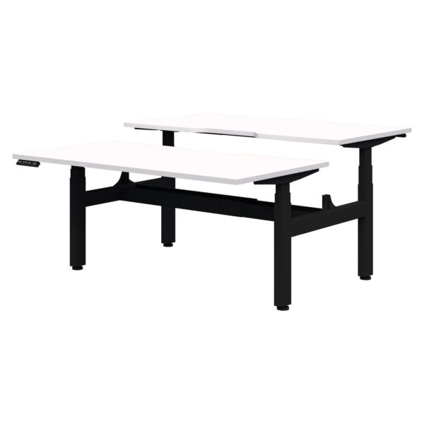 Peak II Electric Height Adjustable Back to Back 2 Pod Desk