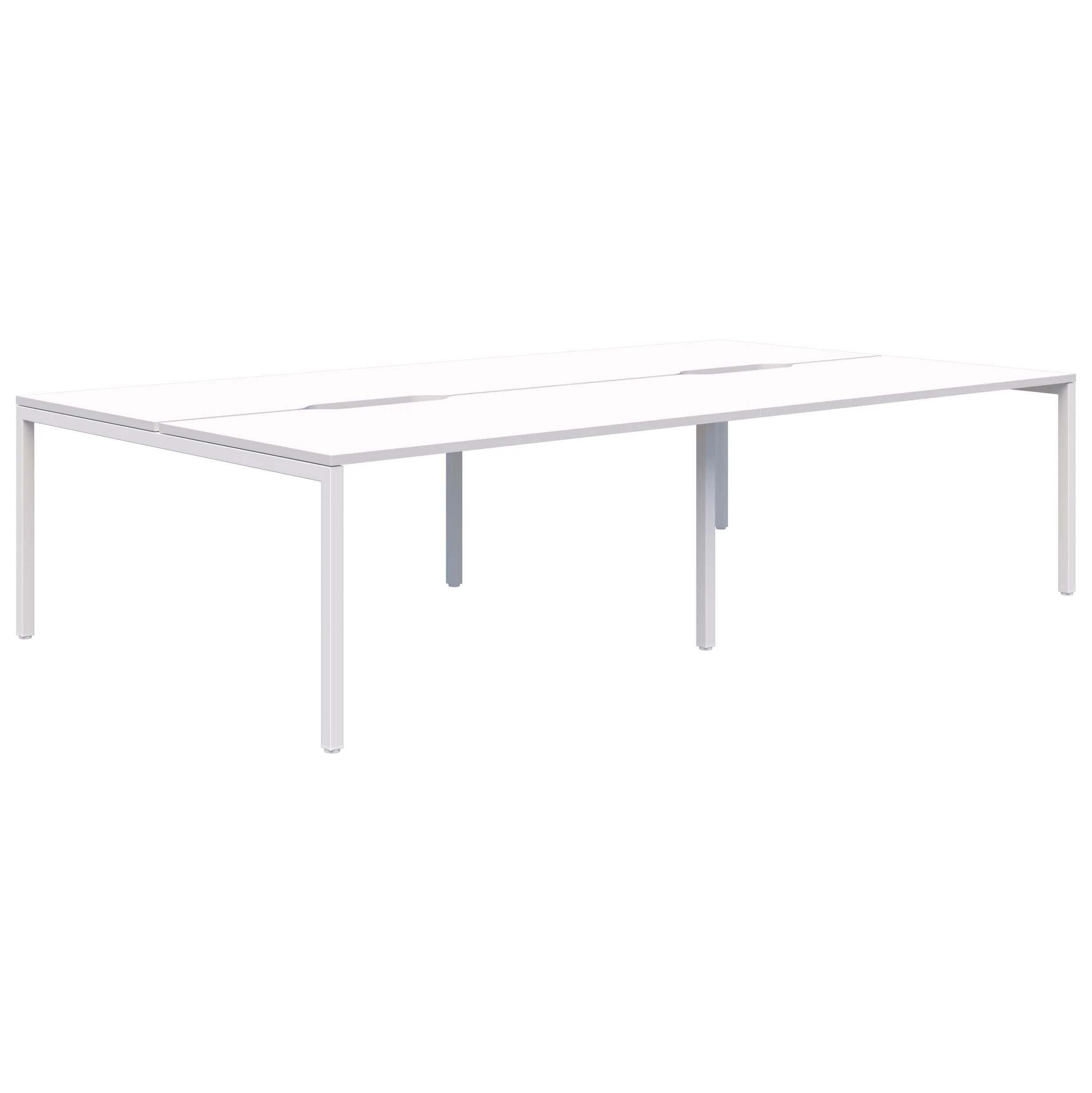 Avero Fixed Height Back to Back 4 Pod Desk - Image 13