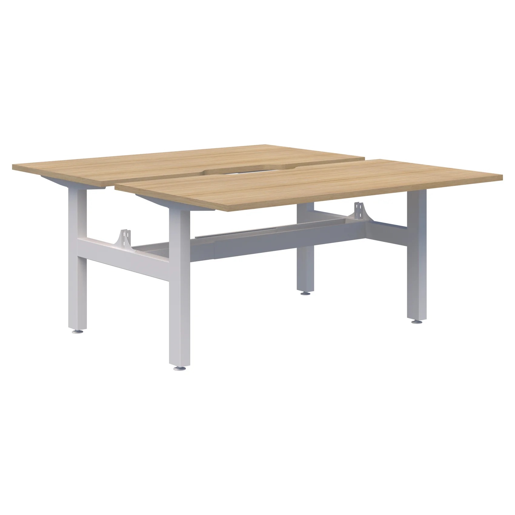 Peak II Fixed Height Back to Back 2 Pod Desk - Image 33