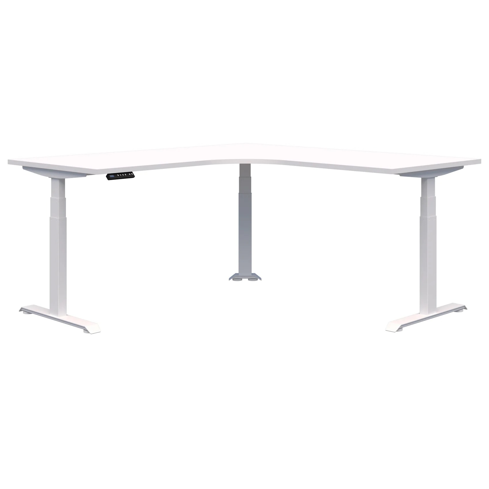 Peak II Electric Height Adjustable Corner Workstation - Image 44