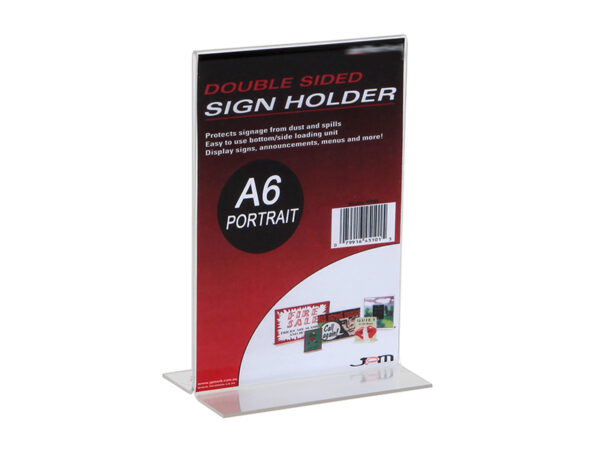 Upright Double Sided Sign Holder - Portrait