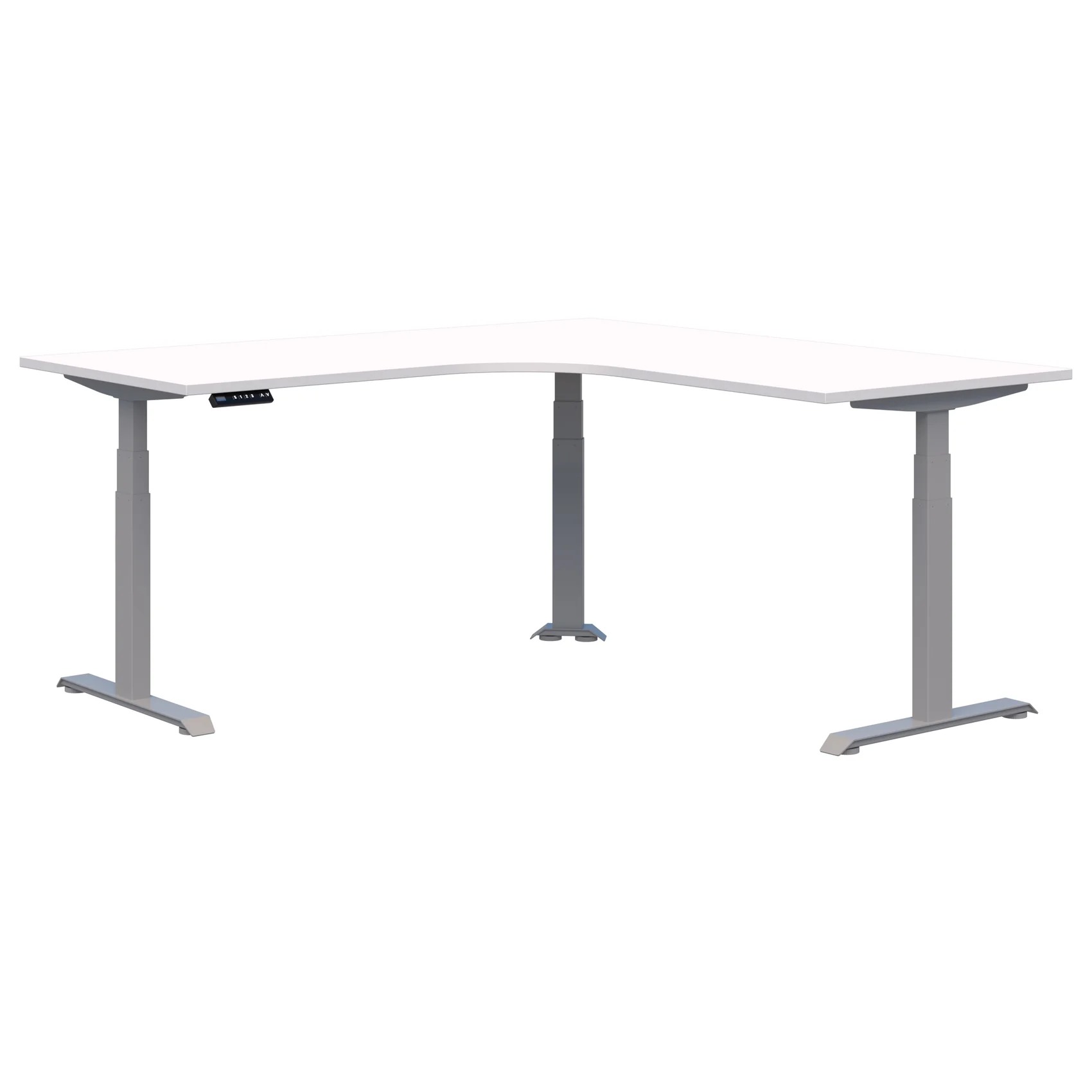 Peak II Electric Height Adjustable Corner Workstation - Image 23