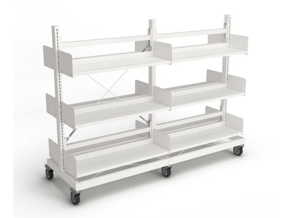 Intraspec Mobile Shelving 1260mm Non Fiction