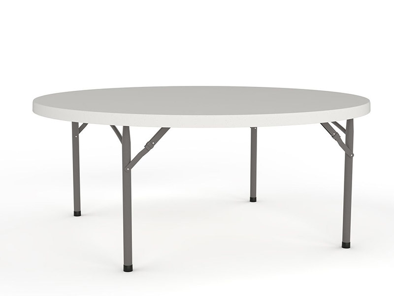 Peak Round Folding Trestle Table - Image 3