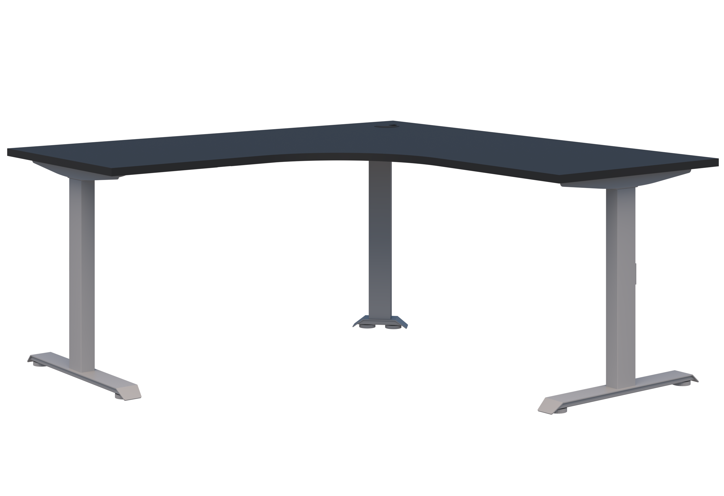 Peak II Fixed Height Corner Workstation - Image 17