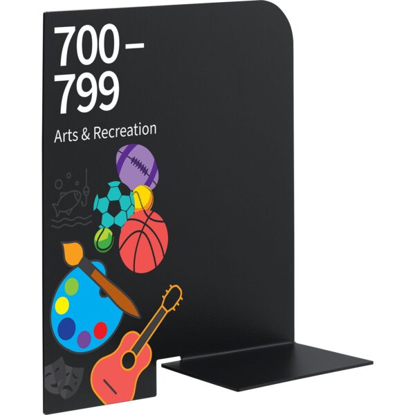 Bookshelf Dividers Dewey With Graphics Set