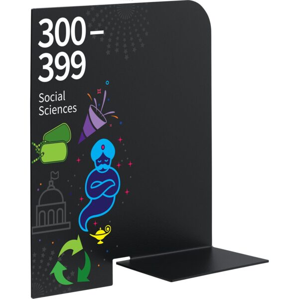 Bookshelf Dividers Dewey With Graphics Set