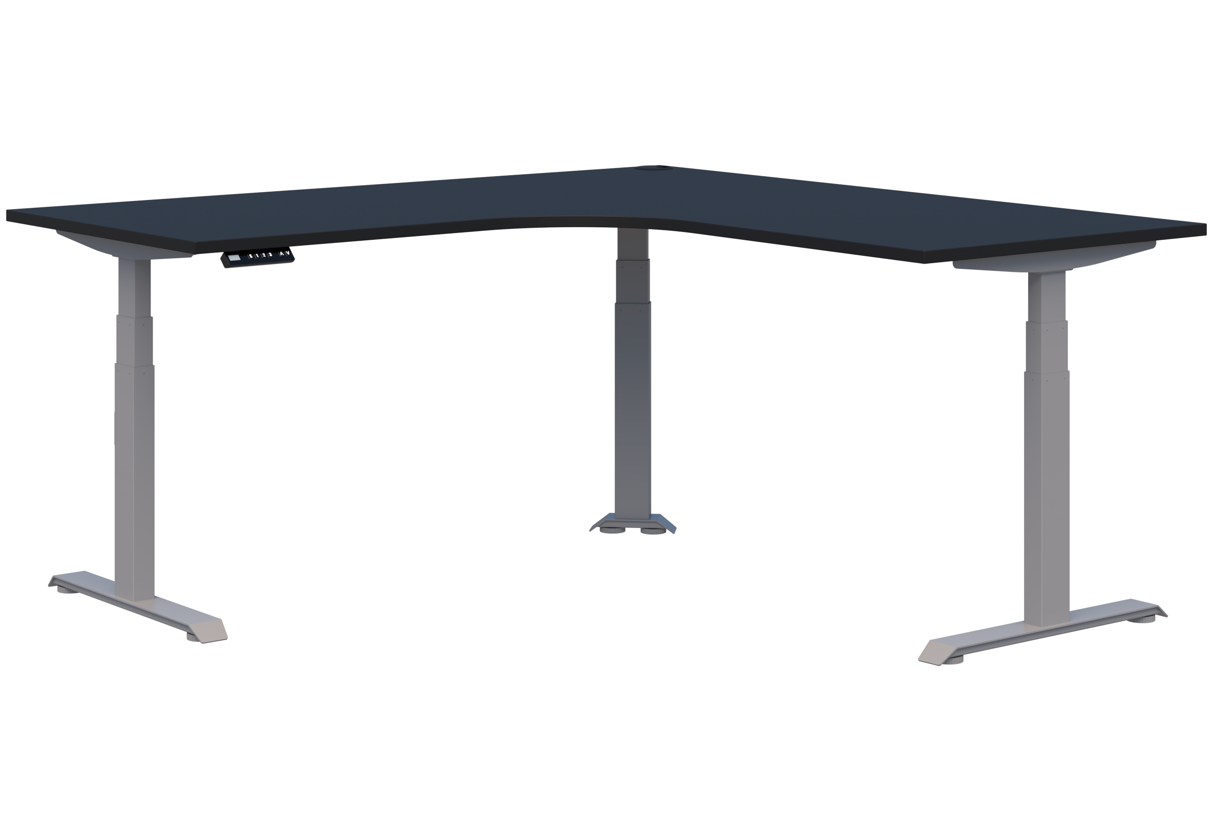 Peak II Electric Height Adjustable Corner Workstation - Image 24
