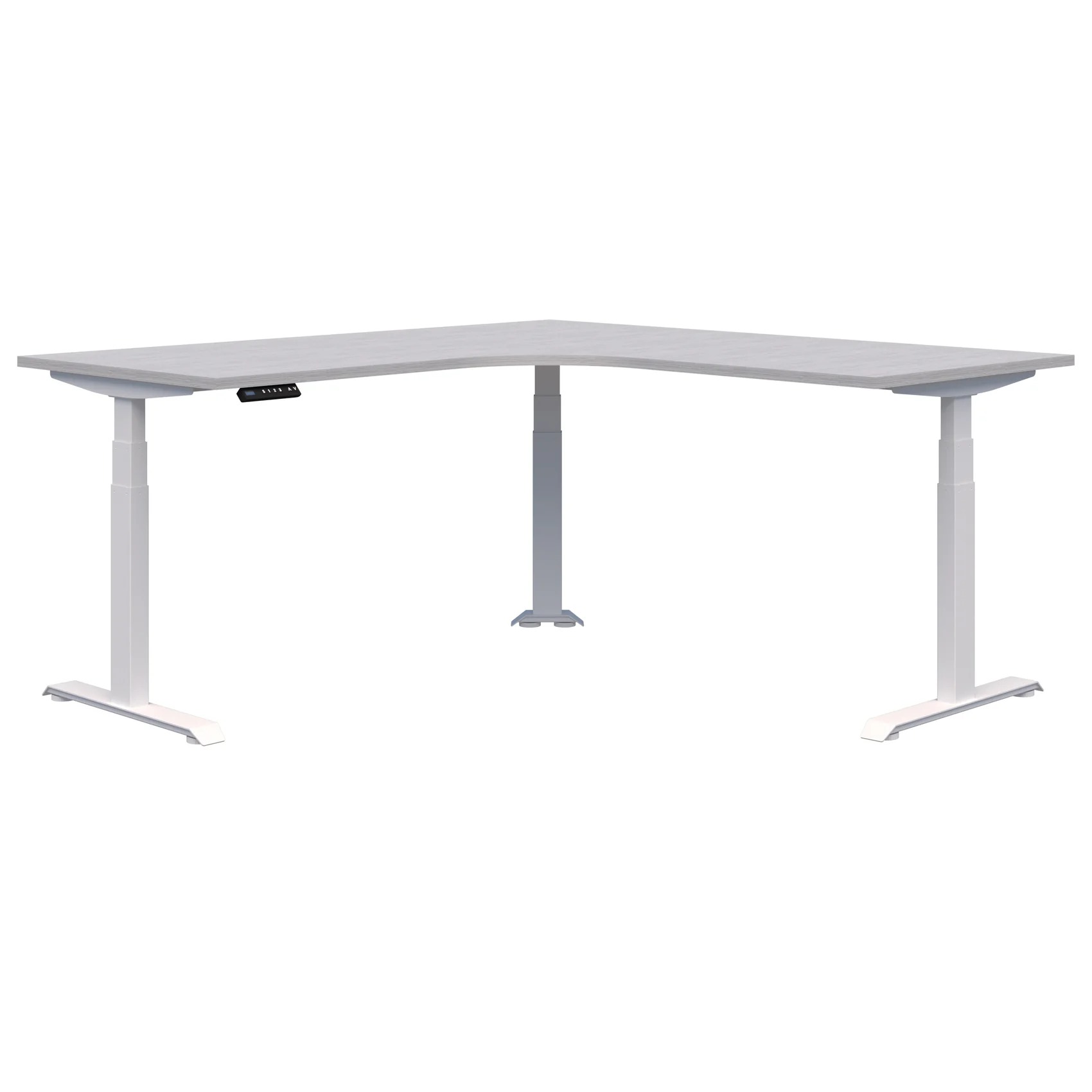 Peak II Electric Height Adjustable Corner Workstation - Image 42