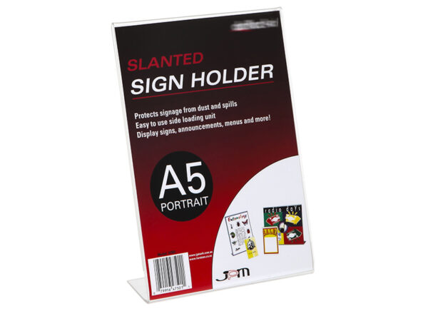Slanted Sign Holders - Portrait - Image 2