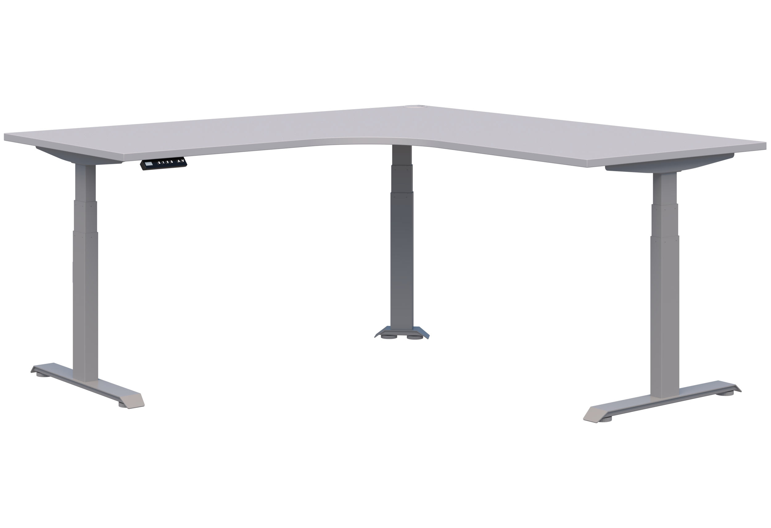Peak II Electric Height Adjustable Corner Workstation - Image 20
