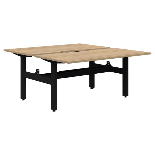 Peak II Fixed Height Back to Back 2 Pod Desk