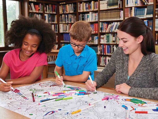 Colour Craze Table Colouring Sheet