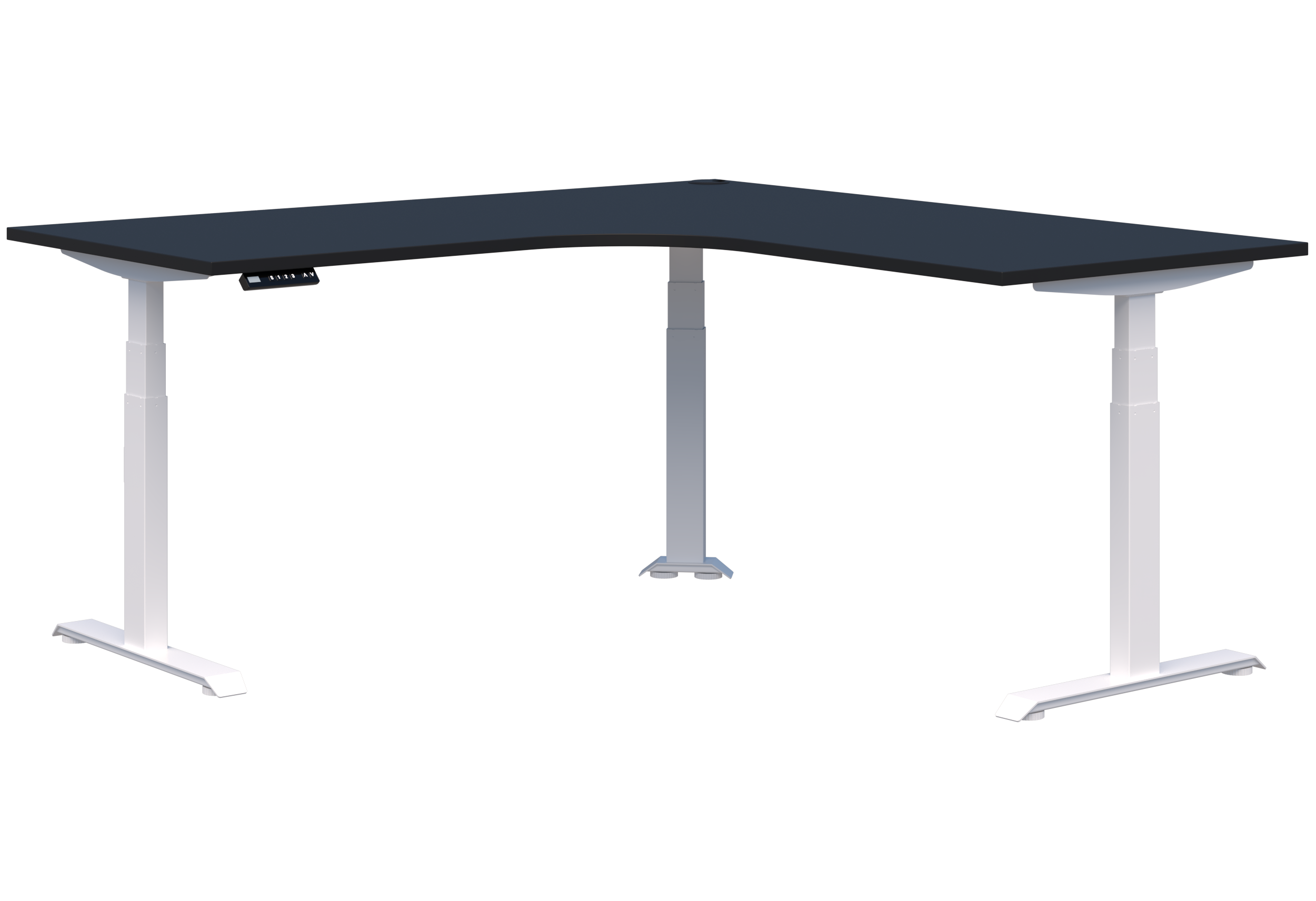 Peak II Electric Height Adjustable Corner Workstation - Image 38