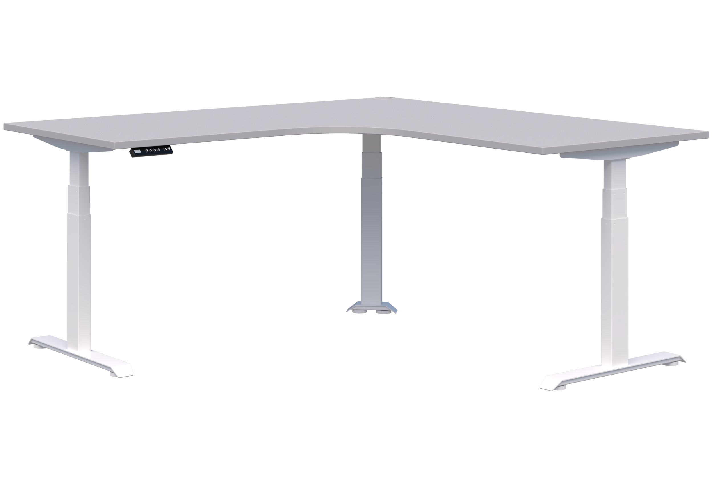 Peak II Electric Height Adjustable Corner Workstation - Image 41