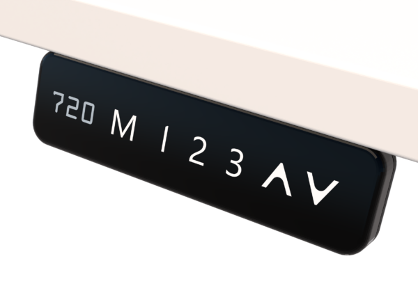 Duo II Express Electric Height Adjustable Desk White Frame with 1500mm x 800mm White Top