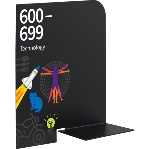 Bookshelf Dividers Dewey With Graphics Set