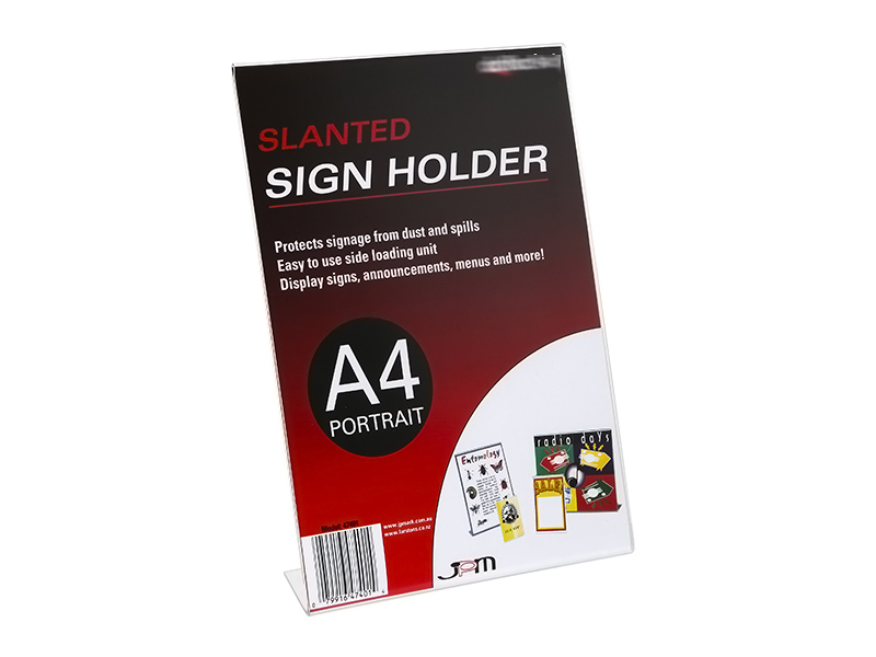 Slanted Sign Holders - Portrait
