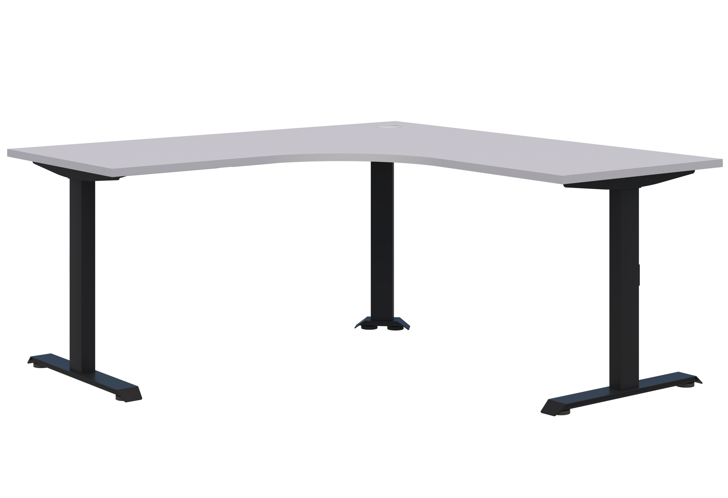 Peak II Fixed Height Corner Workstation - Image 6