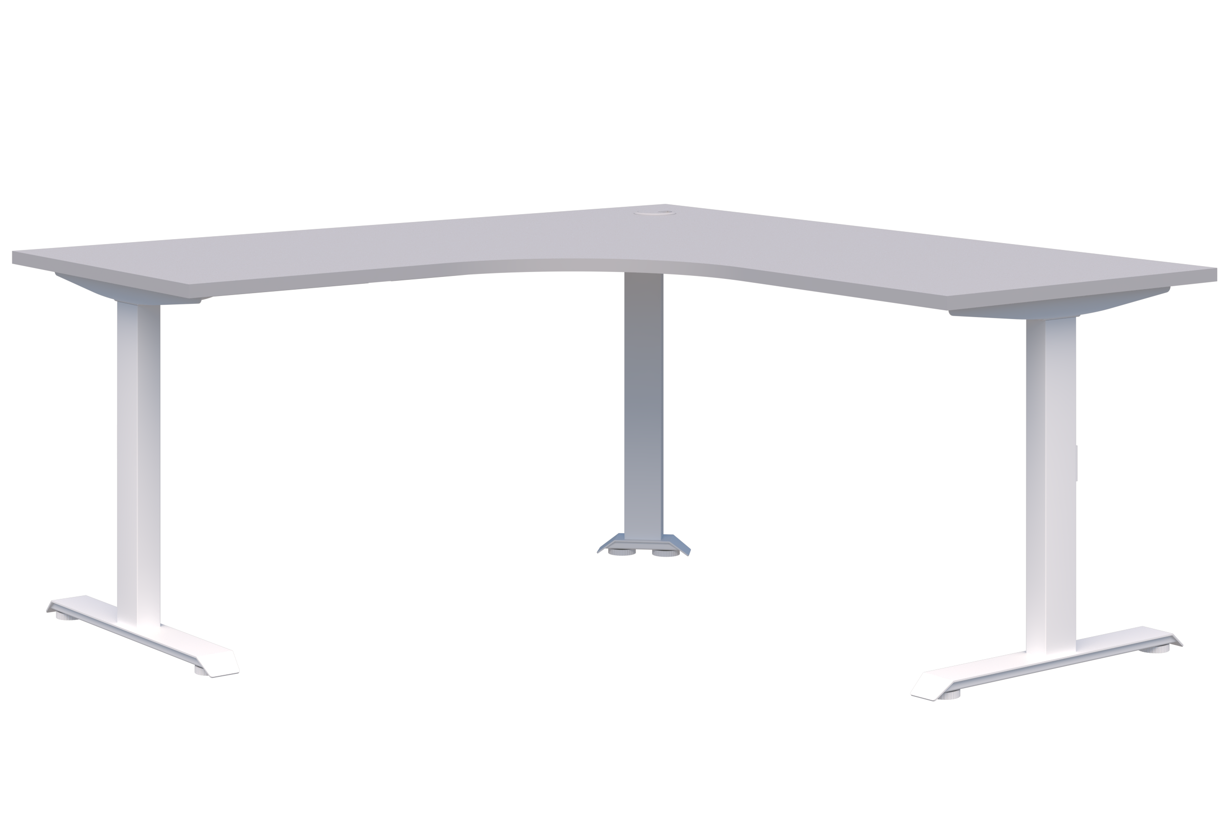 Peak II Fixed Height Corner Workstation - Image 24