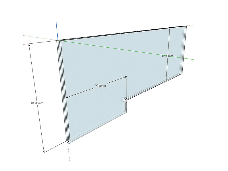 Acrylic Shelf Marker - Image 3