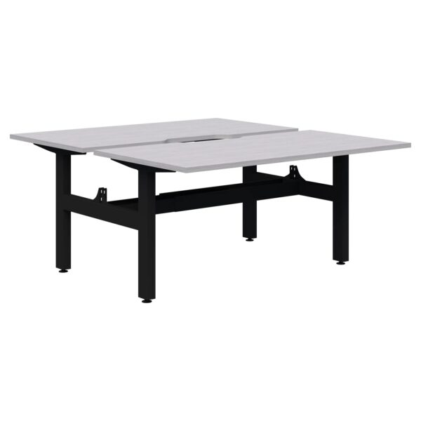 Peak II Fixed Height Back to Back 2 Pod Desk