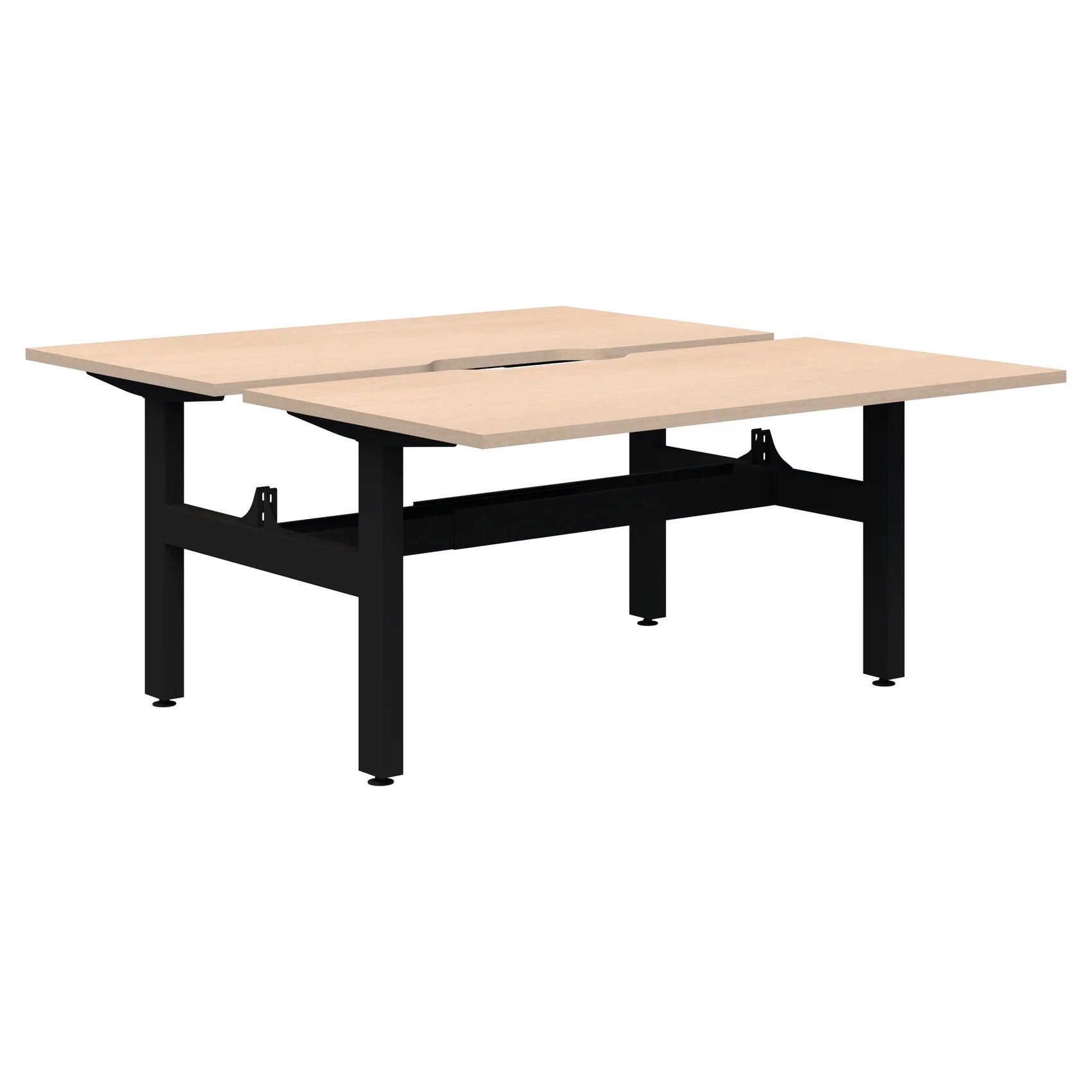 Peak II Fixed Height Back to Back 2 Pod Desk - Image 19