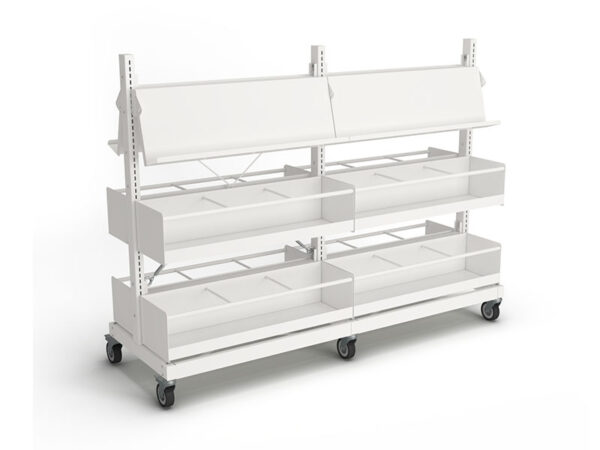 Intraspec Mobile Shelving 1260mm Graphic Novel / Picture Book