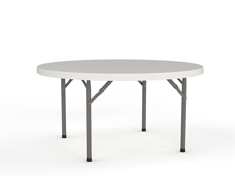 Peak Round Folding Trestle Table - Image 2