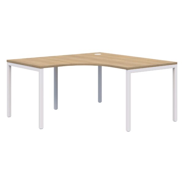 Avero Fixed Height Desk 90 Degree Corner Workstation