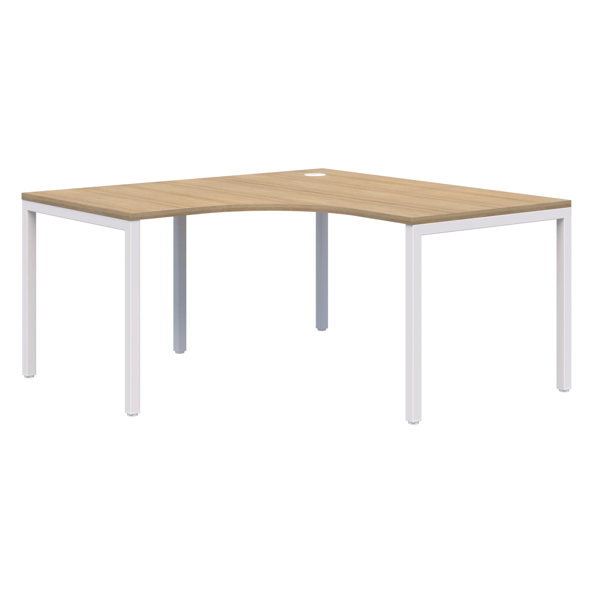 Avero Fixed Height Desk 90 Degree Corner Workstation - Image 8