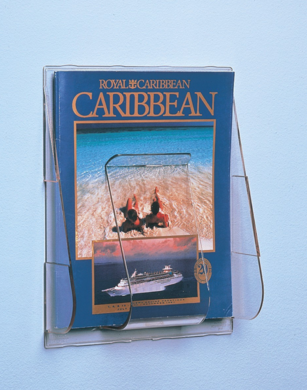 Single Pocket Wall Mounting Brochure Holders - Portrait