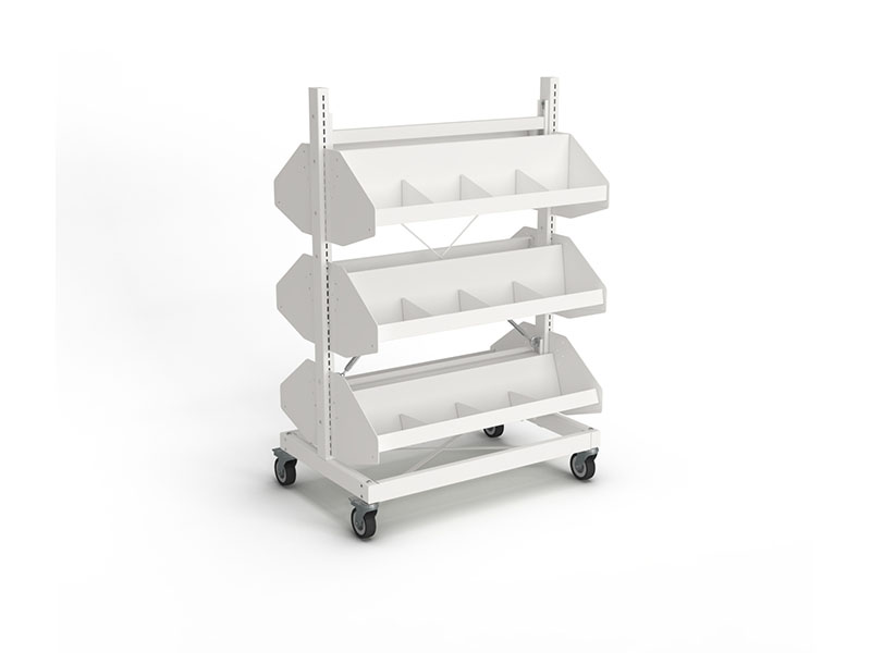 Intraspec Mobile Shelving 1260mm Browser Bins - Image 3