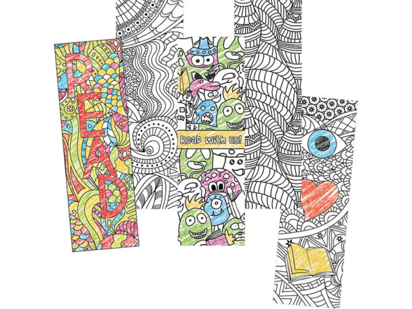 Colour Craze Colouring Bookmarks