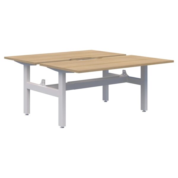 Peak II Fixed Height Back to Back 2 Pod Desk