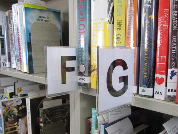 Acrylic Shelf Marker