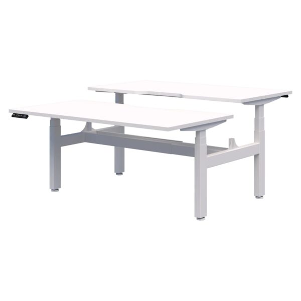 Peak II Electric Height Adjustable Back to Back 2 Pod Desk