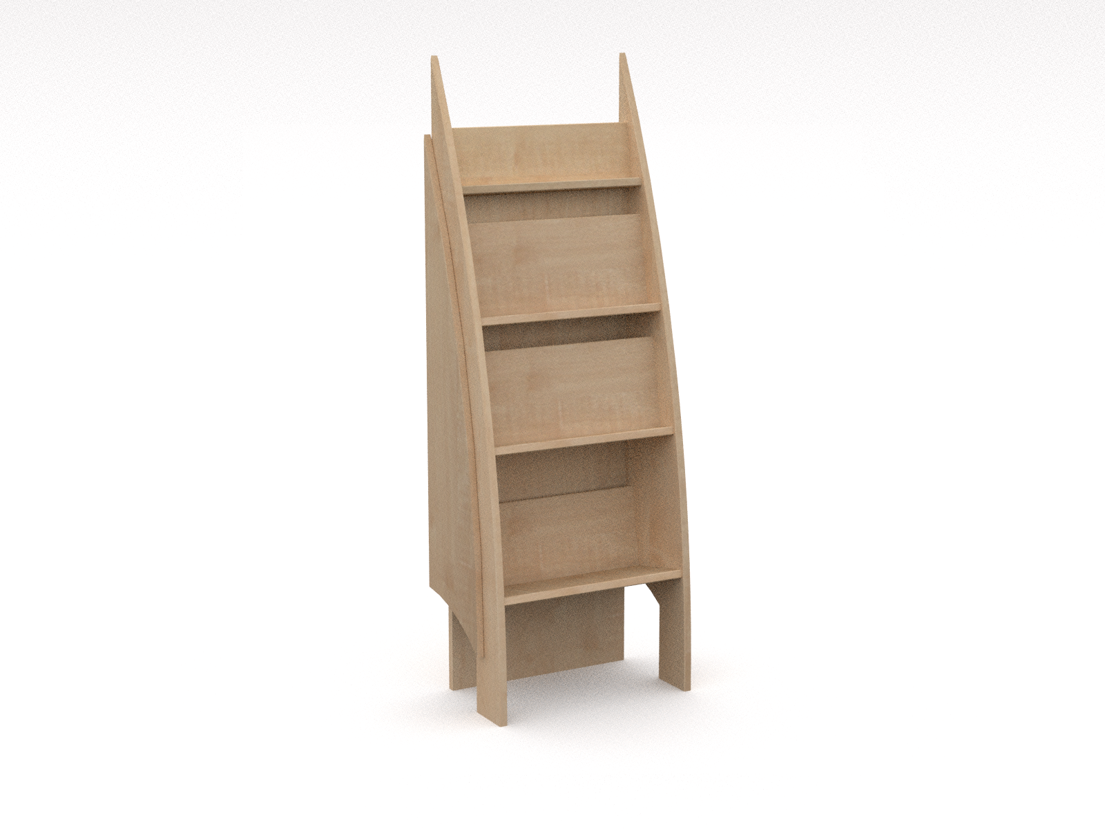 Akaroa Children's Single Sided Book Display - 4 Tier - Image 4