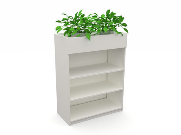 Mascot Bookcase + Planter Box