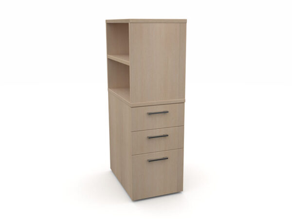 Mascot Tower with Drawers and Open Shelves